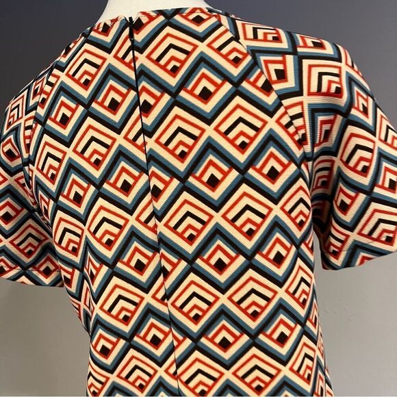 Everly short sleeve Geometric Patterned casual Dress size small - Picture 6 of 12